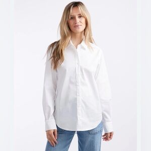 co&co new standard Classic White Button Down Shirt